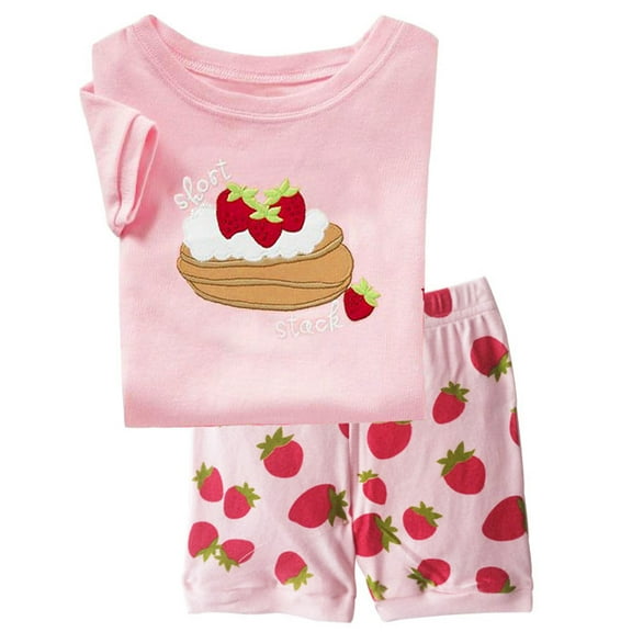 Vividxx Boys Outfits Sets Casual Short Sleeve Tops Shorts Pajama Sets With Cute Print Round Neck Comfortable Elastic Waist For Toddler Kids Age 3-8 Summer Relaxed Fit Dailywear