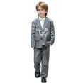 thumbnail image 1 of Vividxx Boys Suit Blazers With Printed Pattern Children Casual Suit For Boys Fashion Show Flower Girl For 3-16 Years Old Coats Toddler O-Neck Boho Outwear, 1 of 9