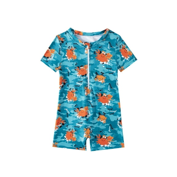 Vividxx Boys Swimsuits Dinosaur Bathing Suit Toddler Sun Rash Guard Swimwear 6-12 Months