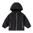 thumbnail image 1 of Vividxx Boys Windbreaker Jacket For Kids Lightweight Hooded Zipper Coats Outdoor Casual School Jacket For Boys Age 2-13 Years Solid Color Toddler O-Neck Relaxed Fit Outwear, 1 of 3