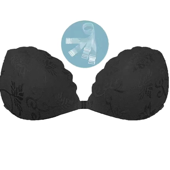 Vividxx Bras For Women Adhesive Bra Push Up Strapless Bra Lace Reusable Nipple Covers For Backless Comfort Underwear For Everyday