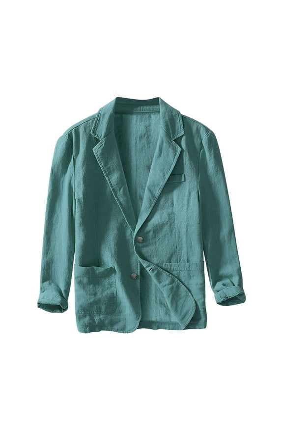 Business Casual Suit Men's Loose Fitting Fashion Solid Color Layer Suit Top