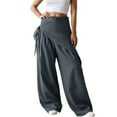 thumbnail image 1 of Vividxx Casual High Waisted Wide Leg Pants Comfortable Flowy Trousers With Pockets For Everyday Wear Casual Soft, 1 of 4