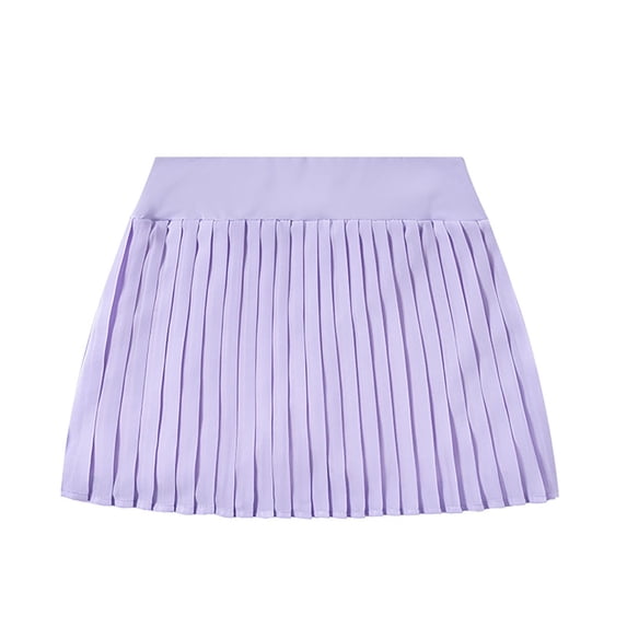 Vividxx Children Summer Clothing For Girls Solid Color Athletic Quick Drying Skirt Tennis Skirt Kids Casual Versatile Pleated Skirt Pants For Ages 5-14 Toddler Soft Dailywear