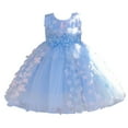 thumbnail image 1 of Vividxx Dress For Girl Flower Sequin Princess Dress Summer Sleeveless Multi Layer Long Dress Waist Pearl Decoration Classic, 1 of 6