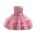 thumbnail image 1 of Vividxx Dresses For Girls Summer Sleeveless Girls Dress With 3D Gown For Birthday Party Pageant Performance And Occasions Fashion Vacation, 1 of 3