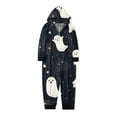 thumbnail image 1 of Vividxx Family Matching Halloween Onesie Pajamas Boys Girls Halloween Parent Child Zipper Romper Print Hoodie Family Matching Outfit For Kids Party 6T, 1 of 3