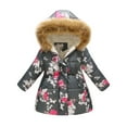 thumbnail image 1 of Vividxx Girl Winter Coats Kids Winter Baby Jacket Hooded Toddler Outwear Windproof Warm Thick Girls Coat&Jacket Warm Autumn Winter Coat 2-3 Years, 1 of 6