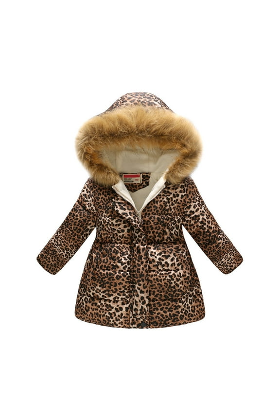 Girl Winter Coats Toddler Baby Kids Thick Warm Hooded Windproof Coat Outwear Warm Autumn Winter Coat 10-11 Years