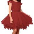 thumbnail image 1 of Vividxx Girl's Dresses Layered Tutu Skirt For Ballet Dance Performance Party Puffy Short Party Wear With Flowy Sheer Fabric And Elegant Design For One Size, 1 of 4