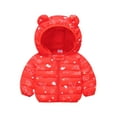 thumbnail image 1 of Vividxx Girl's Winter Coat Jacket Toddler Kids Baby Boys Girls Long Sleeve Cartoon Dinosaur Bunny Winter Warm Outwear Jacket Coat Ears Outerwear Coats For Boys And Girls 3-4 Years, 1 of 2