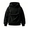 thumbnail image 1 of Vividxx Girls Cat Pouch Hoodie With Dog Pouch Animal Holder Long Sleeve Hooded Sweatshirts Fall Winter Pullovers Tops Trendy Fashion 7-8 Years, 1 of 2