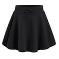 thumbnail image 1 of Vividxx Girls Dress Girls Casual Summer Skirt With Bow Solid Color Athletic Tennis Skirt For Tweens And Teens Comfortable Stretchy Waistband Playwear 3-4 Years, 1 of 4