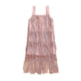 thumbnail image 1 of Vividxx Girls Dress Girls Flapper Dress Sequins Fringe Latin Dance Dress Tassel Tango Dress 4-5 Years, 1 of 3