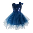 thumbnail image 1 of Vividxx Girls Dress Girls Solid Color Sleeveless Party Dress For Girls With Round Neck Flowy Skirt For Performances And Stage Show 8-10 Years, 1 of 5