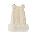 thumbnail image 1 of Vividxx Girls Dress Sleeveless Tank Dress For Girls Elegant Style Fashion Party Wear With Sequin Details 18-24 Months, 1 of 9
