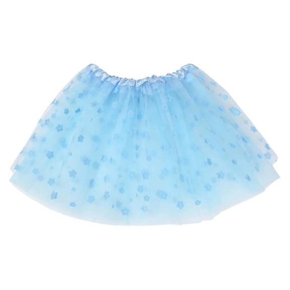 Vividxx Girls Dress Sparkling Layered Tutu Skirt For Girls Party Performance Dancewear One Size