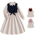 thumbnail image 1 of Vividxx Girls Dresses Fall Winter Corduroy Dress with Detachable Vest Fashion Long Sleeve Dresses for Toddler and Kids Stylish Daily Wear 10-11 Years, 1 of 4