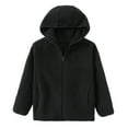 thumbnail image 1 of Vividxx Girls Jacket Children Boys Girls Winter Windproof Solid Color Zipper Hooded Coat Jacket Kids Warm Outerwear Jacket Warm Autumn Winter Coat 5-6 Years, 1 of 4