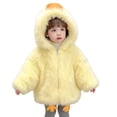thumbnail image 1 of Vividxx Girls Jacket Girls Printed Jacket Warm Thicken Winter Coat Soft Outerwear For Toddler And Kids Fashion 3-4 Years, 1 of 8