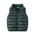 thumbnail image 1 of Vividxx Girls Jacket Unisex Baby Vest Stand Up Zip Up Sleeveless Jacket For Soft Winter Coat Fall Outerwear Jackets 4-5 Years, 1 of 4