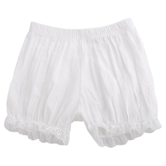 Vividxx Girls Shorts For Everyday Wear Lace Trim Comfortable Loose Fit Underwear Summer Thin Breathable Home Shorts Age 4 16 Solid Color Toddler Fashionable Panties