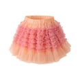 thumbnail image 1 of Vividxx Girls Skirts Toddler Baby Casual Party Layered Tutu Dress Kids Soft Stretchy Waist Comfortable Everyday Wear Solid Color Cozy Dailywear, 1 of 9