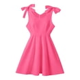 thumbnail image 1 of Vividxx Girls Summer Dress Printed Tie Strap Dress For Tweens Lightweight With Cute Pattern Cute Girl Outfits Clothes, 1 of 3