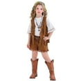 thumbnail image 1 of Vividxx Girls Western Boho Outfits Sets Fringe Vest Shorts Outfits Sets For Oktoberfest Casual Summer Wear Toddler Teen Retro Style Solid Color Soft Dailywear, 1 of 9