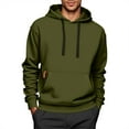 thumbnail image 1 of Vividxx Hoodie For Men Slim Fit Hooded Sweatshirt Casual Pullover For Fall Winter Daily Wear Comfortable Solid Color Hoodie Outerwear, 1 of 5