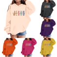 thumbnail image 1 of Vividxx Hoodies For Girls Casual Long Sleeve Hooded Sweatshirt Letter Print Kids Cute Pullovers Top Fashion Clothing 2-3 Years, 1 of 4