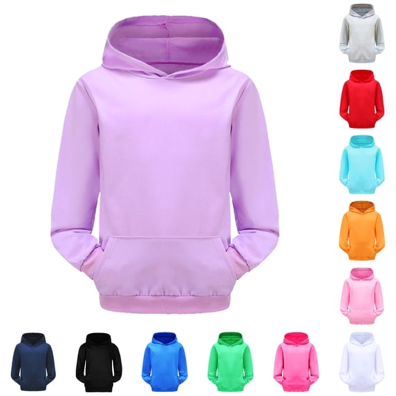 Vividxx Hoodies For Girls Toddler Long Sleeve Warm Hoodie Casual Kids Pullovers Tops Comfortable 3-4 Years