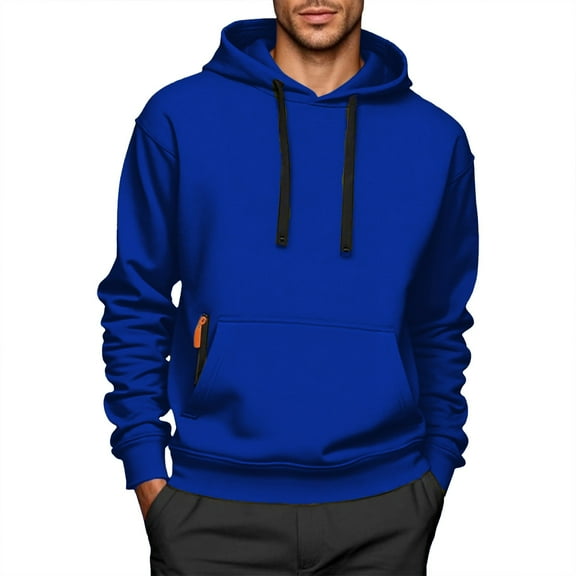 Vividxx Hoodies For Men 2025 Men's Slim Fit Hooded Sweatshirt Casual Pullover For Fall Winter Daily Wear Comfortable Solid Color Hoodie Comfy Casual