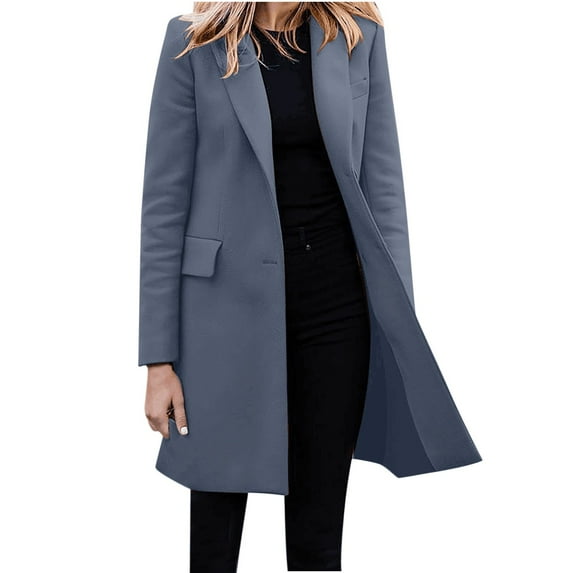 Vividxx Jackets For Women Casual Long Trench Coats Fashion Black Jackets For Women Elegant Winter Outerwear Fashion