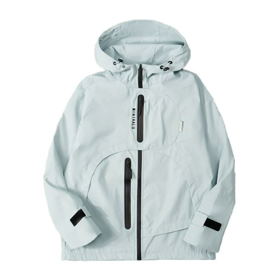 Vividxx Kids Boy's Winter Coat Windbreaker Jacket For Kids Lightweight Outdoor Hiking Coat Breathable Raincoat Spring Autumn Casual 5-6 Years