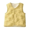 thumbnail image 1 of Vividxx Kids Winter Coat Boys Winter Vest Kids Warm Padded Sleeveless Jacket Thermal Inner Layer Thickened Coat For Toddler Children Outdoor 3-4 Years, 1 of 3