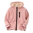 thumbnail image 1 of Vividxx Kids Winter Coat Kids Jacket Winter Warm Coats For Boys Girls Hooded Outerwear Thickened Windproof Soft Comfortable Casual Sports 8-9 Years, 1 of 6