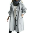 thumbnail image 1 of Vividxx Loose Comfortable Hooded Coat Outwear Womens Elegant Windbreaker Wild Winter Women's Coat Fall Outfits 2025, 1 of 5