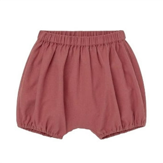Vividxx Children Cute Baby Girls Boys Solid Color Shorts Leggings Classic Bottoms