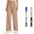 thumbnail image 1 of Vividxx Pants For Girls Dress Pants Wide Leg Pants With Pockets For Girls Preppy Clothes Comfy Trousers 11-12 Years, 1 of 3