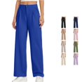 thumbnail image 1 of Vividxx Pants For Girls Dress Pants Wide Leg Pants With Pockets For Girls Preppy Clothes Fashion 13-14 Years, 1 of 7