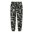thumbnail image 1 of Vividxx Pants For Men Camo Cargo Pants Casual Outdoor Hiking Trousers Elastic Waist Drawstring Pocket Athletic Joggers Solid Color Comfortable, 1 of 2