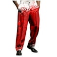 thumbnail image 1 of Vividxx Pants For Men Merry Christmas Day Suit Trousers Holiday Printed Casual Novel Button Pants Male Comfortable Casual Pants Fashion, 1 of 4