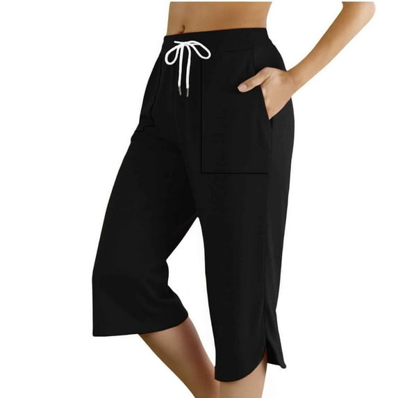 Vividxx Pants For Women Female Fashion Solid Color Comfortable Casual Mid Waist Sport Pants Beach Vacation Clothes