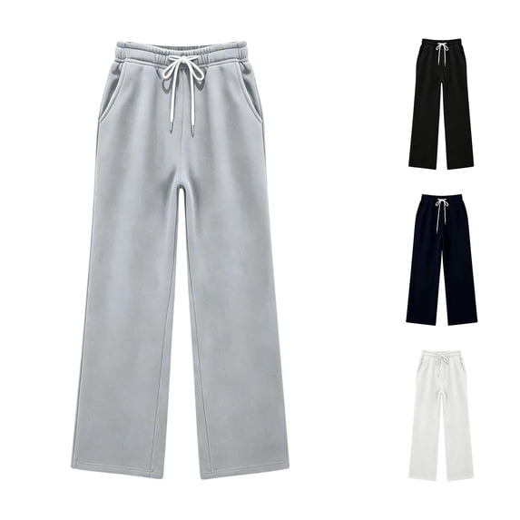 Vividxx Pants For Girls Joggers Sweatpants With Pocket For Kids Straight Leg Pants Everyday Comfortable Drawstring Loose Fit Streetwear Trousers 13-14 Years