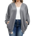 thumbnail image 1 of Vividxx Plus Size Versatile Knitted Cardigan Long Sleeve Loose Fit Mid Length Outerwear For Casual Wear 2025 Fall Trendy Clothes, 1 of 7