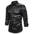 thumbnail image 1 of Vividxx Shirts For Men German Male Carnival Cool Glitter Hot Stamped Dance Dress Shirt Classic, 1 of 4