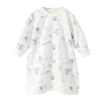 thumbnail image 1 of Vividxx Soft And Comfortable Boys Jumpsuits Sleepwear & Robes For Indoor Wear Pajamas And Bathrobes Toddler To 2Y Solid Color Soft Nightwear, 1 of 4