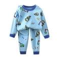 thumbnail image 1 of Vividxx Soft Cozy Boys Outfits Sets 2PCS Long Sleeve Tops And Pants Pajama Sets For Toddler Comfortable Sleepwear Solid Color Comfort Dailywear, 1 of 3