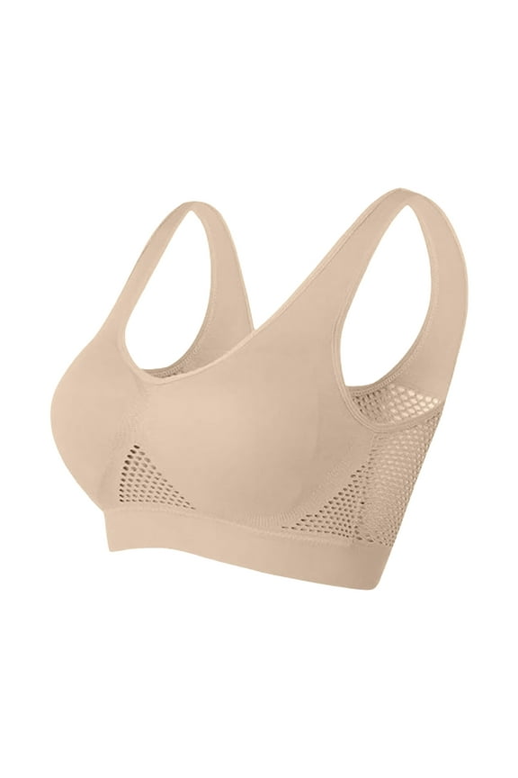 Sports Bras For Women Breathable Cool Liftup Air Bra 2025 New Large Size Air Bra Breathable Comfortable Mesh Sports Bra For Women Breathable
